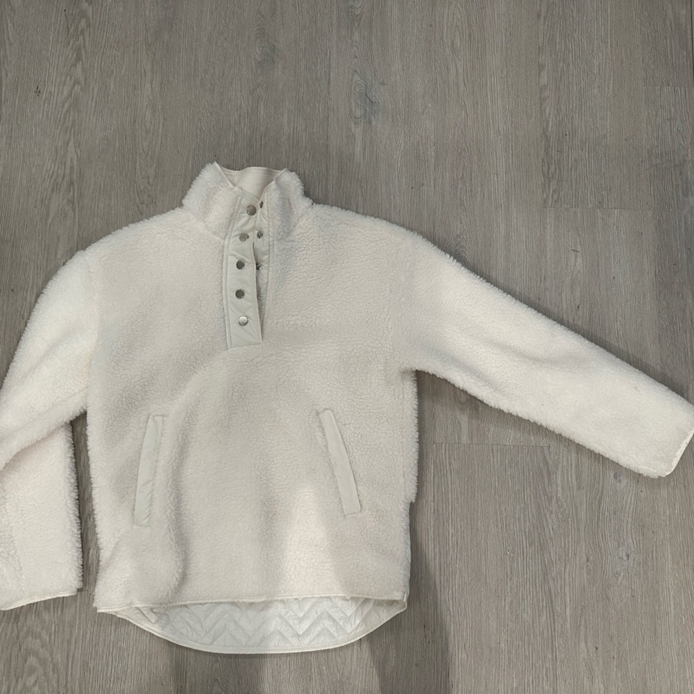 Athleta fleece pullover xs cozy Sherpa